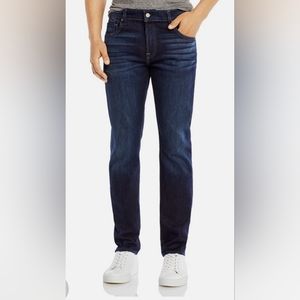 7 For All Mankind Men's Adrien Modern Slim Fit Dark Wash Jeans